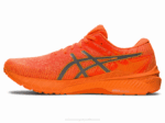 Asics gt-2000 10 zapatillas ligeras naranja impactante - Image 4