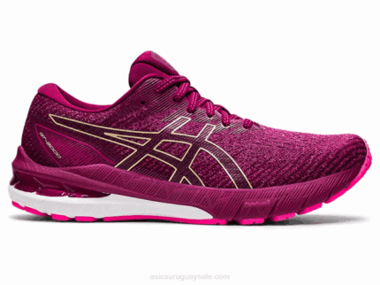 Asics gt-2000 10 zapatillas rosa brillante champán rendimiento y comodidad