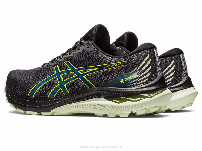 Asics gt-2000 11 gtx zapatillas negras verde azulado estilo y confort - Image 3