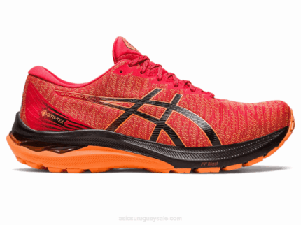 Asics gt-2000 11 gtx zapatillas rojo eléctrico y negro