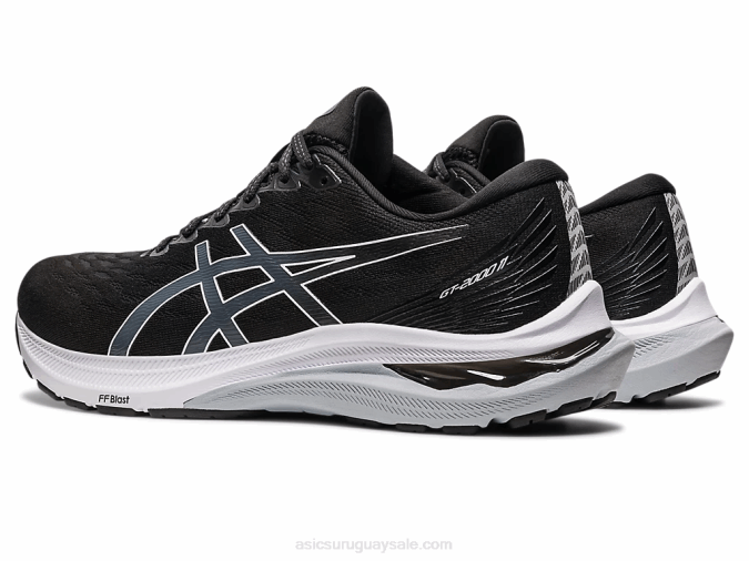 Asics gt-2000 11 zapatillas running blanco negro comodidad y estilo - Image 2