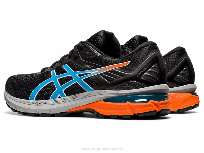 Asics gt-2000 9 Rastro Negro Agua Digital Rendimiento Deportivo - Image 3