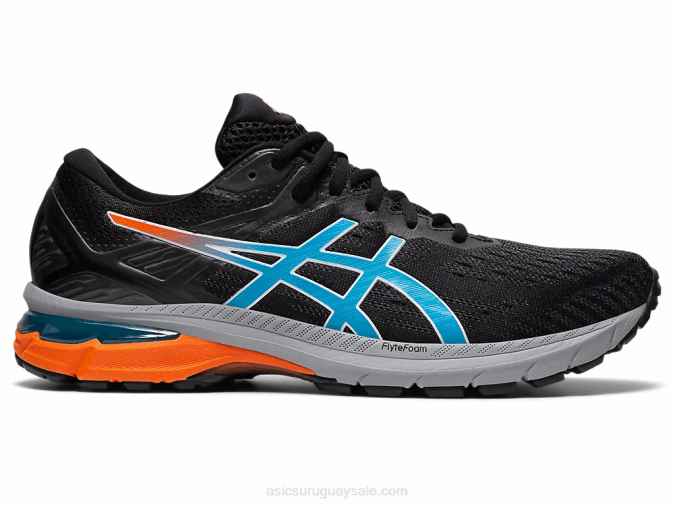 Asics gt-2000 9 Rastro Negro Agua Digital Rendimiento Deportivo - Image 1