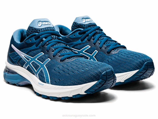 Asics gt-2000 9 zapatillas de running hilo azul mako gris - Image 2