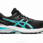 Asics gt-2000 9 Zapatillas Negras y Cian Tecnológicas