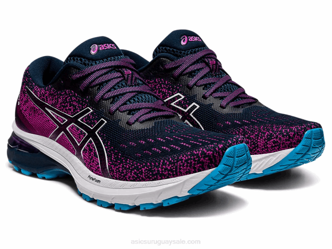 Asics gt-2000 9 zapatillas running azul blanco confort rendimiento - Image 2