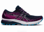 Asics gt-2000 9 zapatillas running azul blanco confort rendimiento