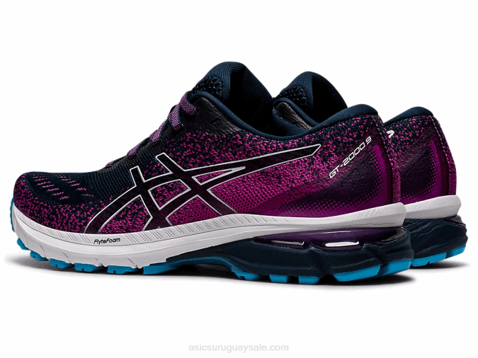 Asics gt-2000 9 zapatillas running azul blanco confort rendimiento - Image 3
