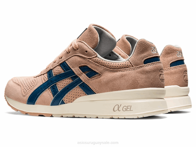 Asics gt-ii 2LVJ1754 Zapatillas Albaricoque Pálido Azul Comodidad y Estilo - Image 3