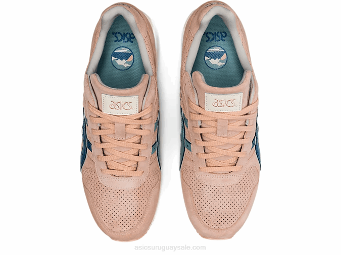 Asics gt-ii 2LVJ1754 Zapatillas Albaricoque Pálido Azul Comodidad y Estilo - Image 6