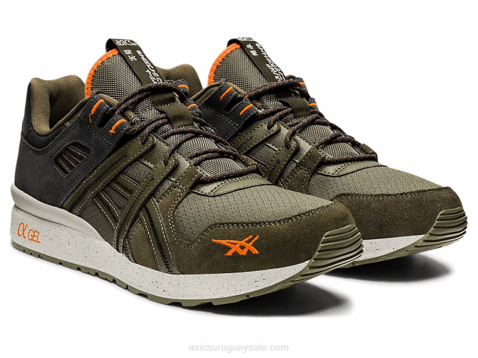 Asics gt-ii re 2LVJ1259 Zapatillas Lona Oliva Habanero Con Estilo - Image 2