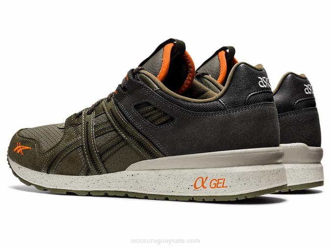 Asics gt-ii re 2LVJ1259 Zapatillas Lona Oliva Habanero Con Estilo - Image 3