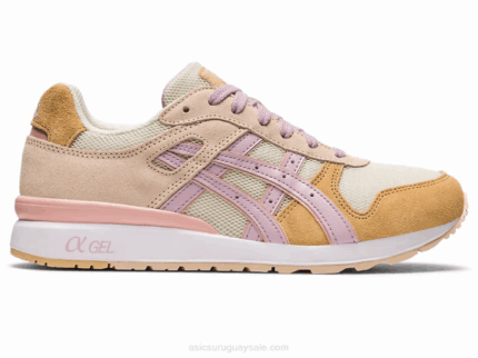 Asics GT II Zapatillas Crema Rosa Comodidad y Estilo