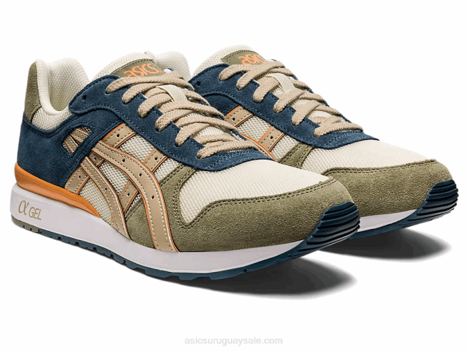 Asics gt-ii zapatillas deportivas crema gris pluma cómodas y ligeras - Image 2