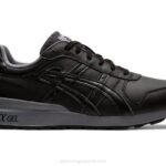 Asics gt-ii zapatillas negro metrópolis estilo urbano