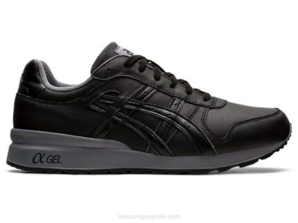 Asics gt-ii zapatillas negro metrópolis estilo urbano