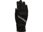 Asics guantes de espectáculo ligero rendimiento negro para atletas