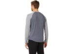 Asics Henley Manga Larga Perforada Hombre Gris Brezo - Image 2