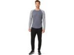 Asics Henley Manga Larga Perforada Hombre Gris Brezo - Image 4
