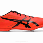 Asics Hiper MD 7 Zapatillas Amanecer Rojo Negro para Atletismo