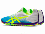 Asics Hiper XC 2 Zapatillas Aguamarina Amarillo Seguridad - Image 3