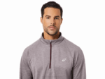 Asics Hombre Thermopolis Invierno Sudadera Cremallera Brezo Profundo Marte - Image 4