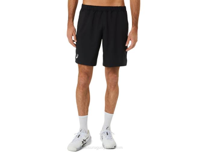 Asics hombres shorts de rendimiento 9 pulgadas color negro - Image 1