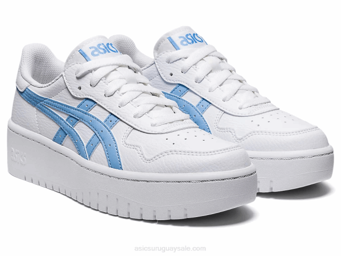 Asics Japón S PF Zapatillas Dicha Blanca Azul Comodidad y Estilo - Image 2
