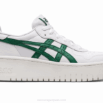 Asics Japón SPF Zapatillas Blancas Verdes Trébol Estilo Confort