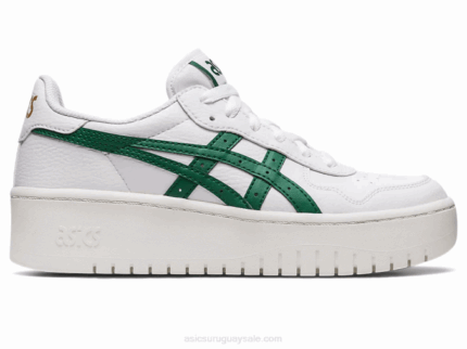 Asics Japón SPF Zapatillas Blancas Verdes Trébol Estilo Confort