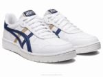 Asics Japón Zapatillas Blancas Azules Índigo Estilo Deportivo - Image 2