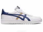 Asics Japón Zapatillas Blancas Azules Índigo Estilo Deportivo