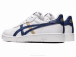 Asics Japón Zapatillas Blancas Azules Índigo Estilo Deportivo - Image 3