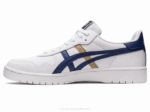 Asics Japón Zapatillas Blancas Azules Índigo Estilo Deportivo - Image 4