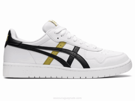 Asics Japón Zapatillas Blancas Negras Estilo Urbano