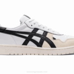 Asics Japón Zapatillas Blancas y Negras Estilo Único