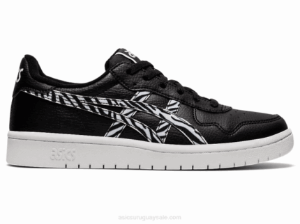 Asics Japón Zapatillas Blancas y Negras Estilo Único
