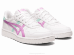 Asics Japón Zapatillas Brillo Blanco Lavanda Elegancia y Comodidad - Image 2