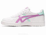 Asics Japón Zapatillas Brillo Blanco Lavanda Elegancia y Comodidad - Image 4