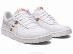 Asics Japón Zapatillas Oro Blanco Rosa Estilo y Comodidad - Image 2