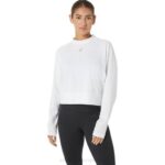 Asics jersey de mujer fuerte repurposed blanco