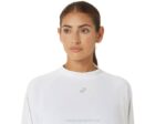 Asics jersey de mujer fuerte repurposed blanco - Image 4