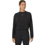 Asics jersey de mujer nuevo fuerte repurposed negro