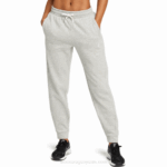 Asics jogger mujer polar gris claro comodidad y estilo