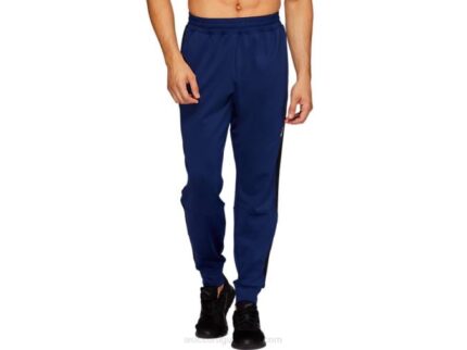 Asics jogger termopolis hombre azul jaspeado y negro comodidad y estilo