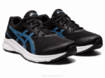 Asics Jolt 3 Zapatillas Extra Ancho Negro Azul - Image 2