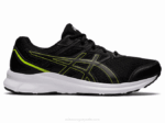Asics Jolt 3 Zapatillas Extra Ancho Negro Verde Peligro