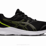 Asics Jolt 3 Zapatillas Extra Ancho Negro Verde Peligro