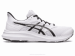 Asics Jolt 4 Extra Ancho Zapatillas Blancas Negras