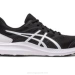 Asics Jolt 4 Extra Ancho Zapatillas Blancas y Negras